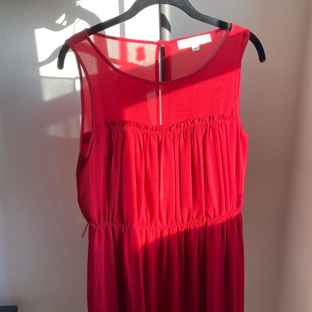LOFT Red Sundress (Size 8)